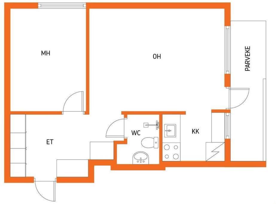 Ferienwohnung Ydinkeskusta Kaksio Saimaa Naekymillae, Ac, Wifi, Parveke Lappeenranta Exterior foto